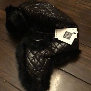 Saks Fifth Avenue Bomber hat